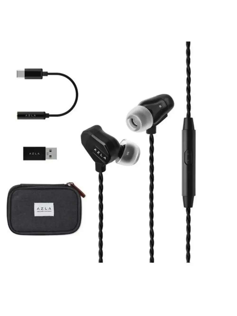 AZLA A8MF Wired Earphone with Microphone for Gaming and Audio